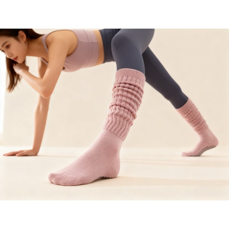 Yoga Fitness Gym - Kaos Kaki Pilates Wanita Katun Anti