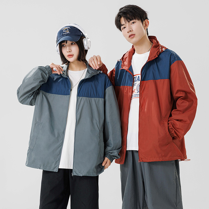 Yoga Blocks - Pakaian Pelindung Matahari Luar Ruangan Hoodie