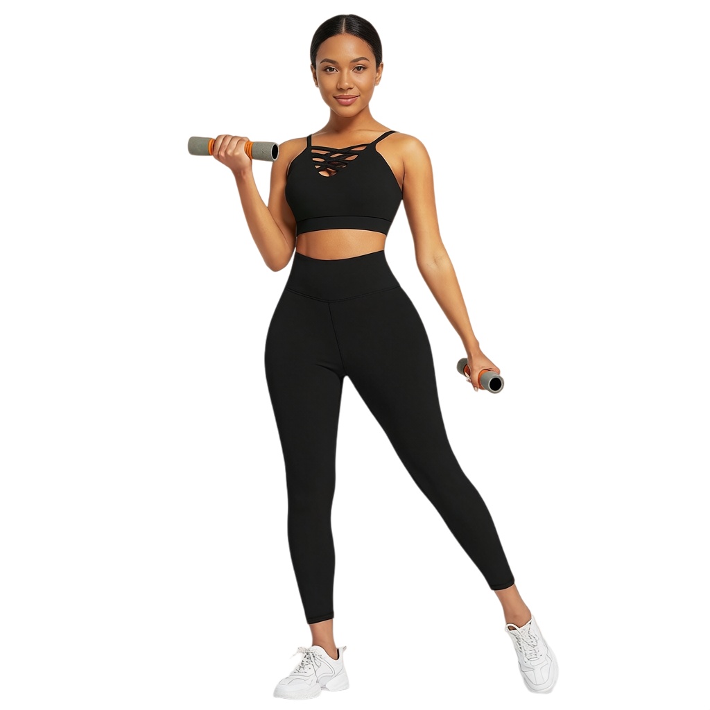 Yoga & Fitness With Denise - 3 Set Pakaian Yoga Wanita -