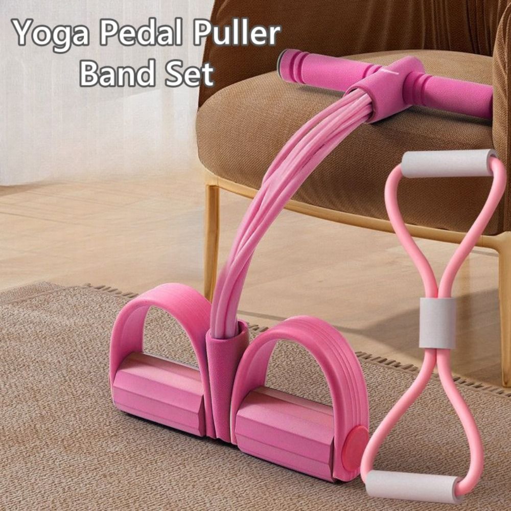 Yoga Pedal Puller Fitness Equipment - Set Resistance Band 6 Tabung TPE