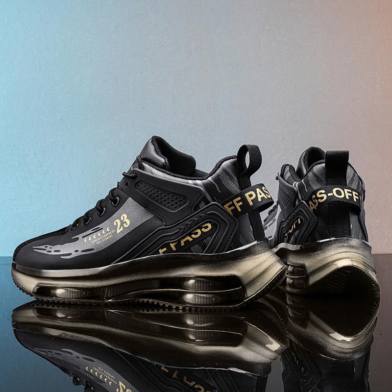 Yoga Fitness Fit Club - Flatform sneakers pria untuk pria wanita,