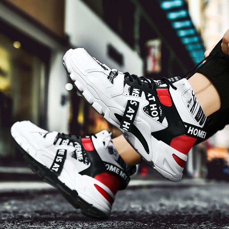 Yoga Fitness Fit Club - Sneakers Pria Chunky Atasan Tinggi Ukuran