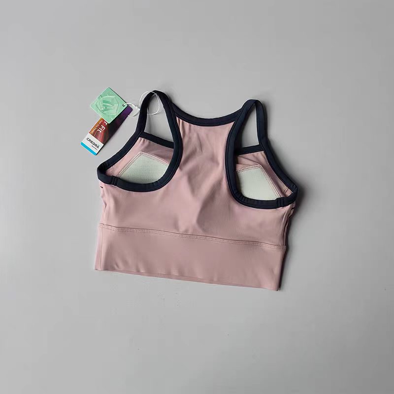 Yoga Blocks - Sport Bra Wanita Warna-Warni dengan Cup