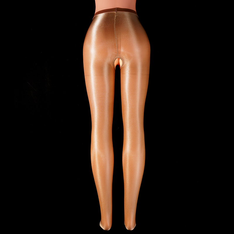 Yoga Fitness Fit Club - Legging pantyhose sheer wanita, stocking mengkilap