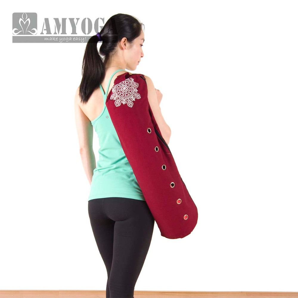 Yoga Fitness Gym - Tas Yoga Kanvas Selempang, Tas Matras