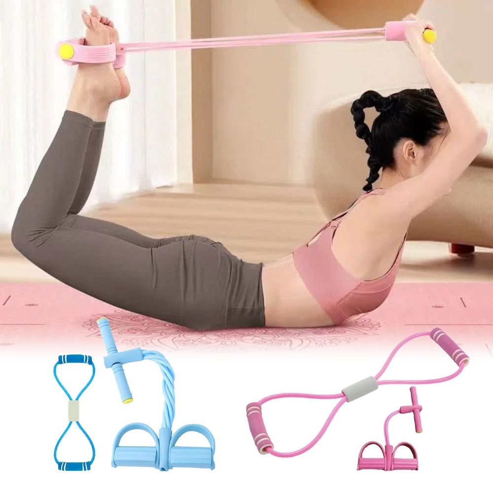 Yoga Pedal Puller Fitness Equipment - Set Peralatan Kebugaran Resistance Band 6-Tube