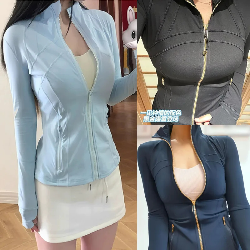 Yoga Fitness Jacket - Jaket Pakaian Yoga 2026 Musim Semi,