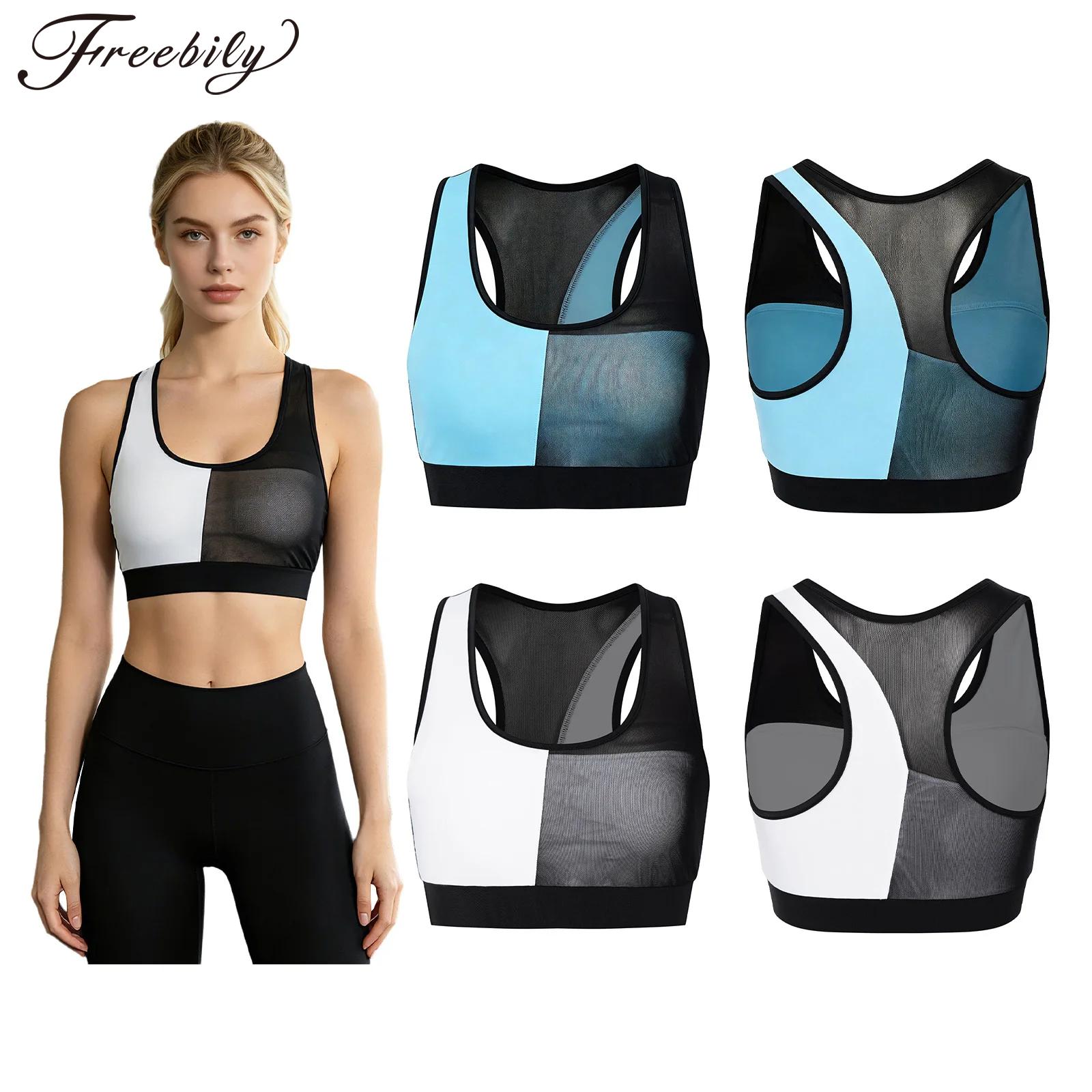 Yoga Blocks - Bra Yoga Wanita Warna-Warni Tanpa Lengan