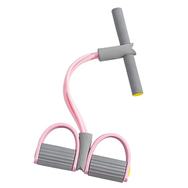 Resistance Band 4-Tube Yoga Pe - Yoga Pedal Puller Fitness Equipment ulasan dan harga