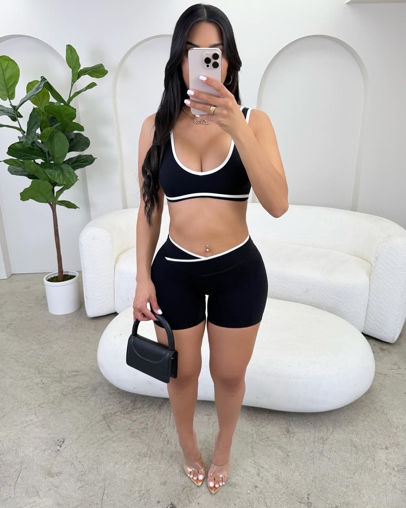Set Yoga Wanita Stylish LADY d - Yoga Fitness Fit Club ulasan dan harga