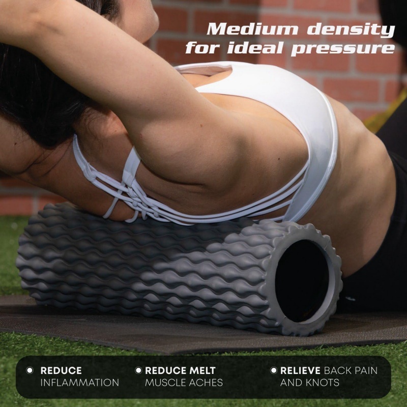 Rol busa bertekstur untuk pija - Foam Roller ulasan dan harga