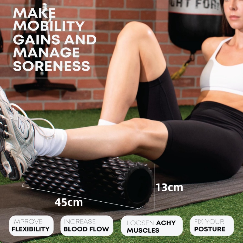 Rol busa bertekstur untuk pija - Foam Roller ulasan dan harga