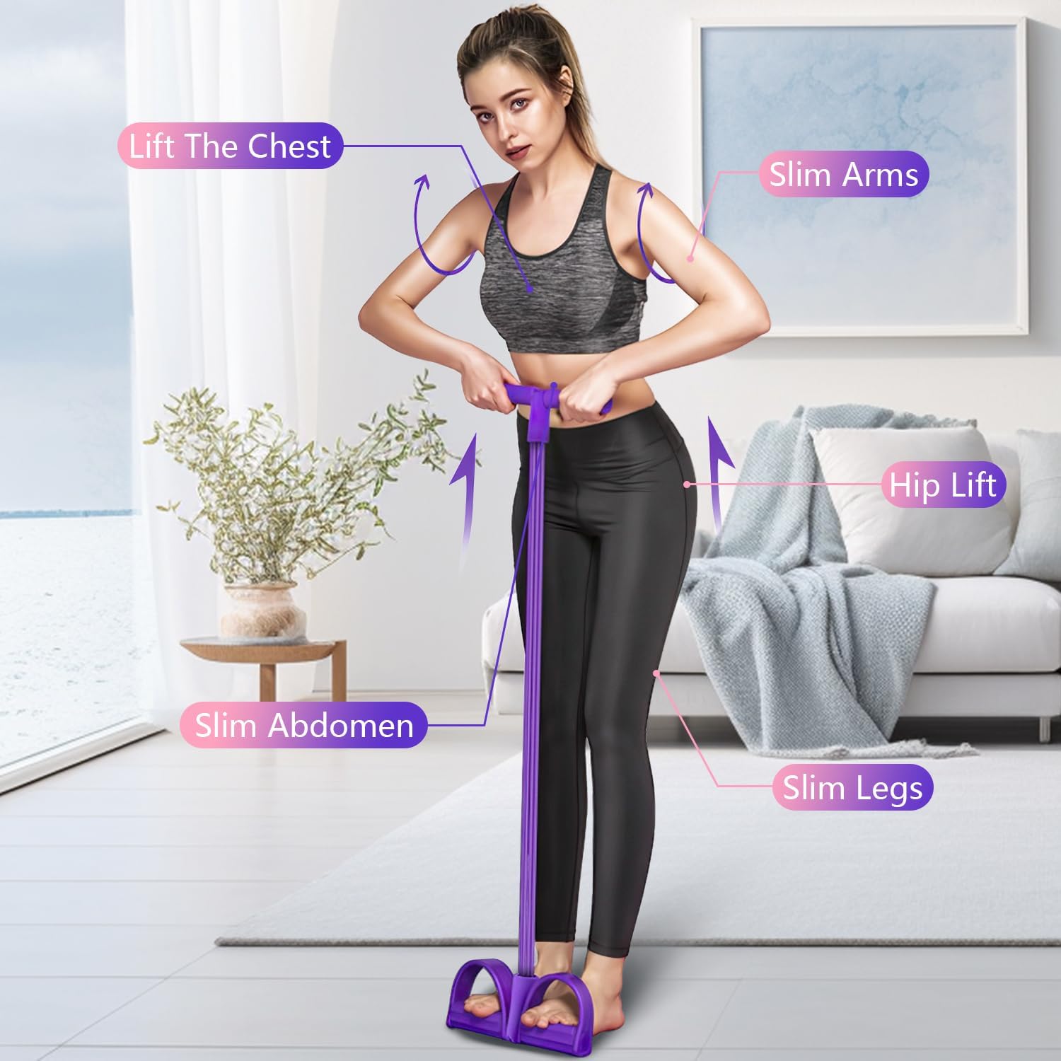 Peralatan Latihan Kebugaran -  - Yoga Pedal Puller Fitness Equipment ulasan dan harga