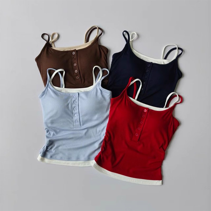 Bralette sporty warna-warni mo - Yoga Blocks ulasan dan harga