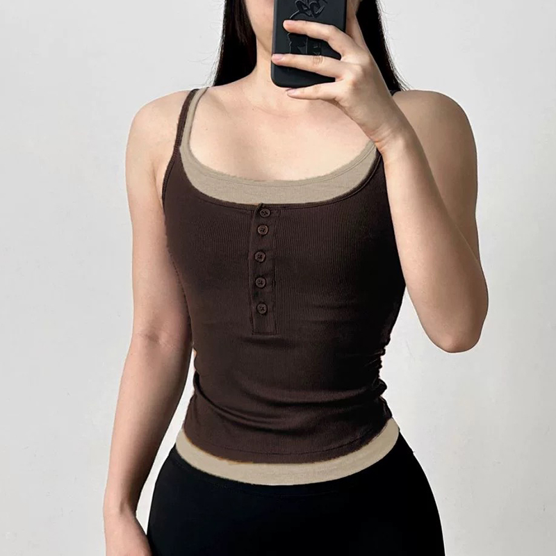 Bralette sporty warna-warni mo - Yoga Blocks ulasan dan harga