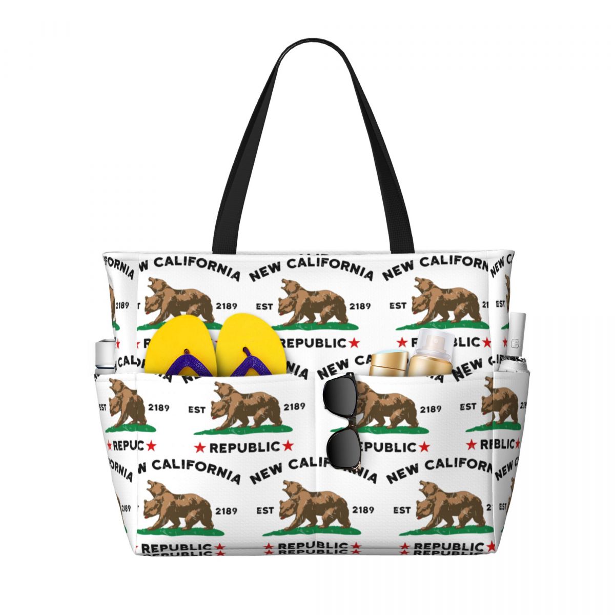 Tas Tote Pantai New California - Yoga Fitness California ulasan dan harga