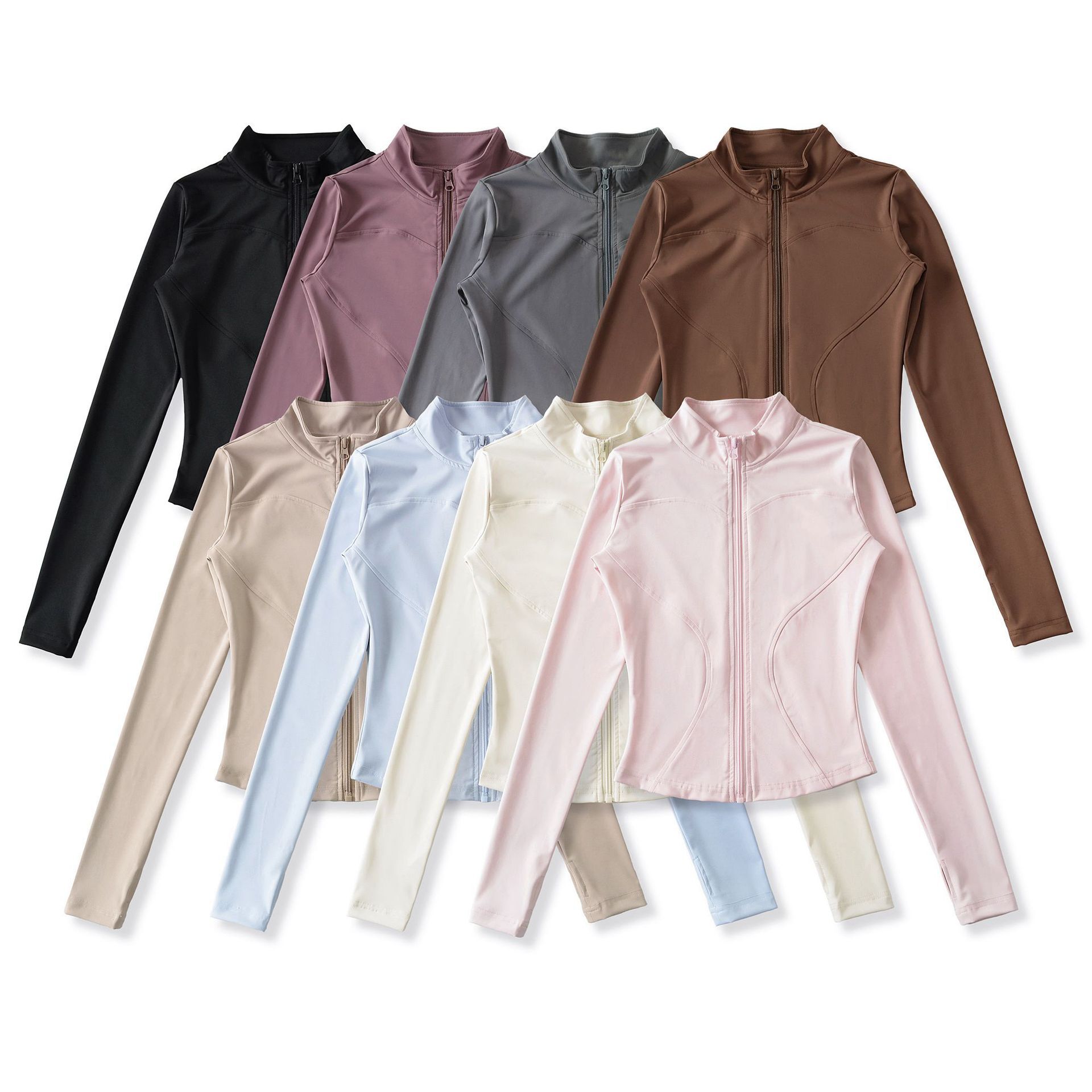 Jaket Yoga Lengan Panjang Resl - Yoga Fitness Fit Club ulasan dan harga