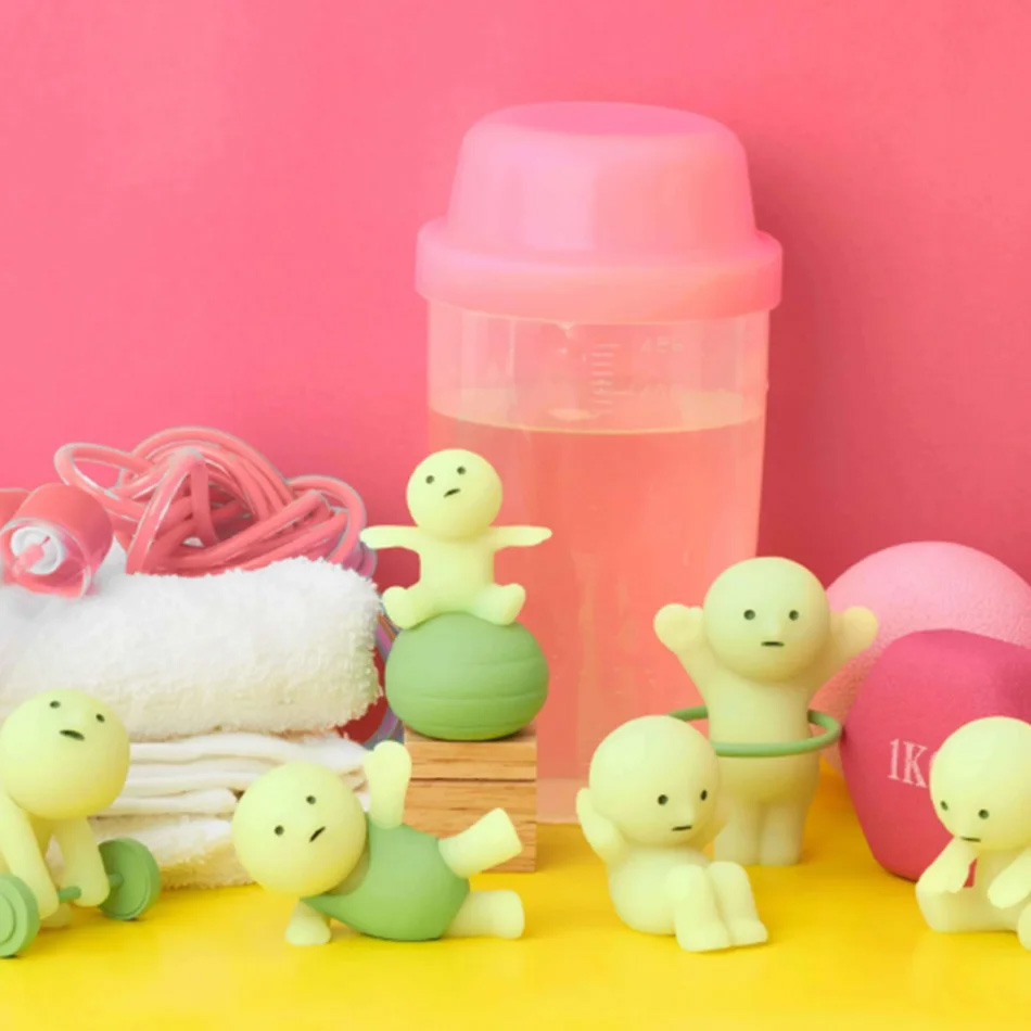 Seri Figur Mini Menyala Dalam  - Yoga Fitness First ulasan dan harga