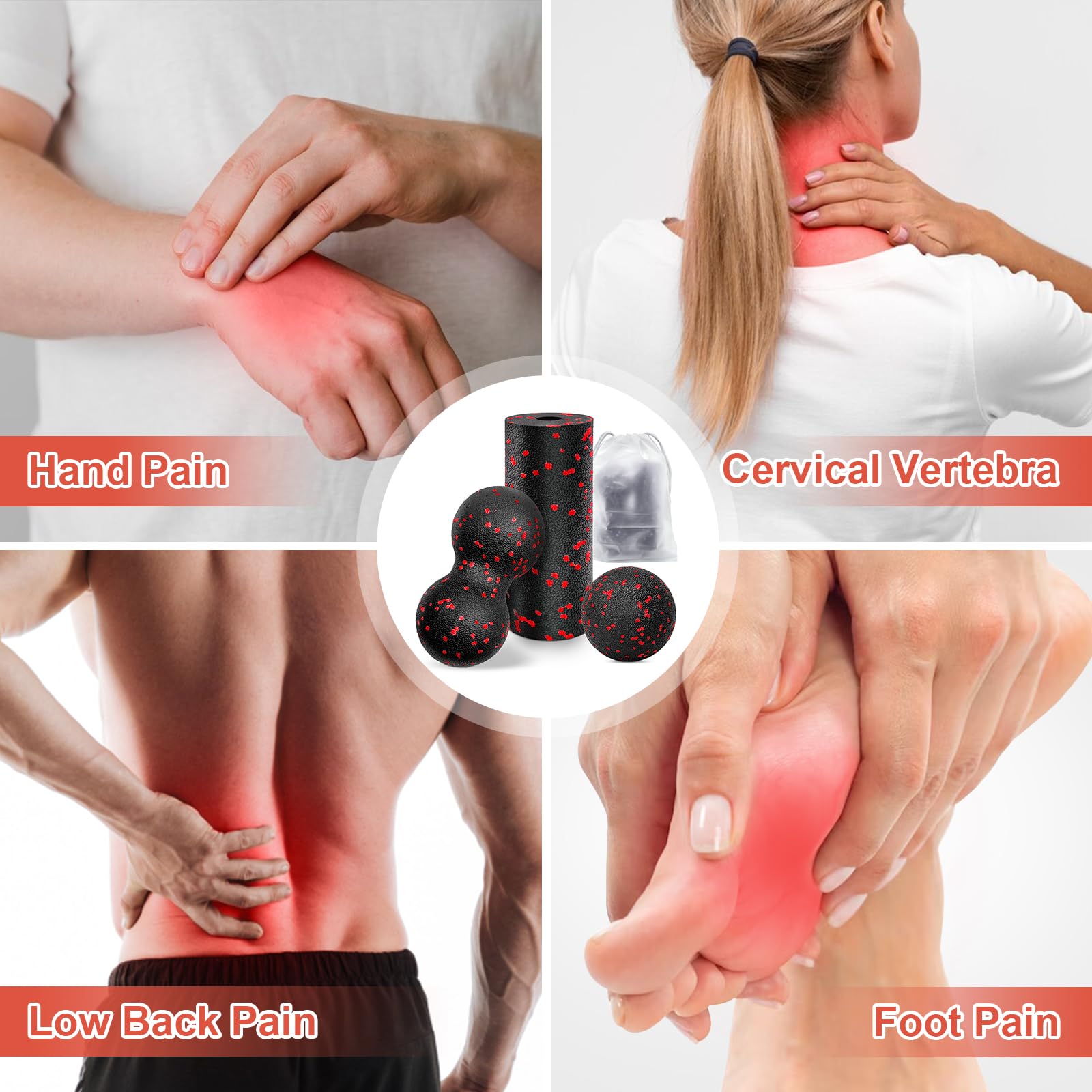 Set rol Yoga berongga pijat bo - Foam Roller ulasan dan harga