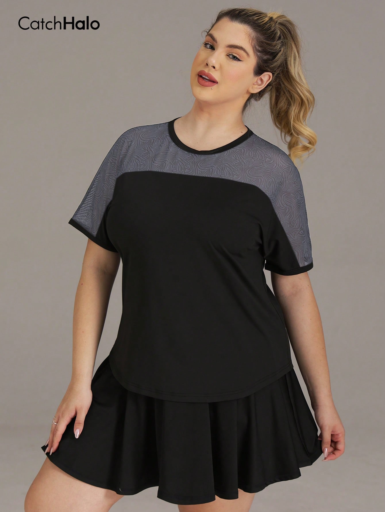 Kaos Wanita Ukuran Besar Lenga - Yoga Blocks ulasan dan harga