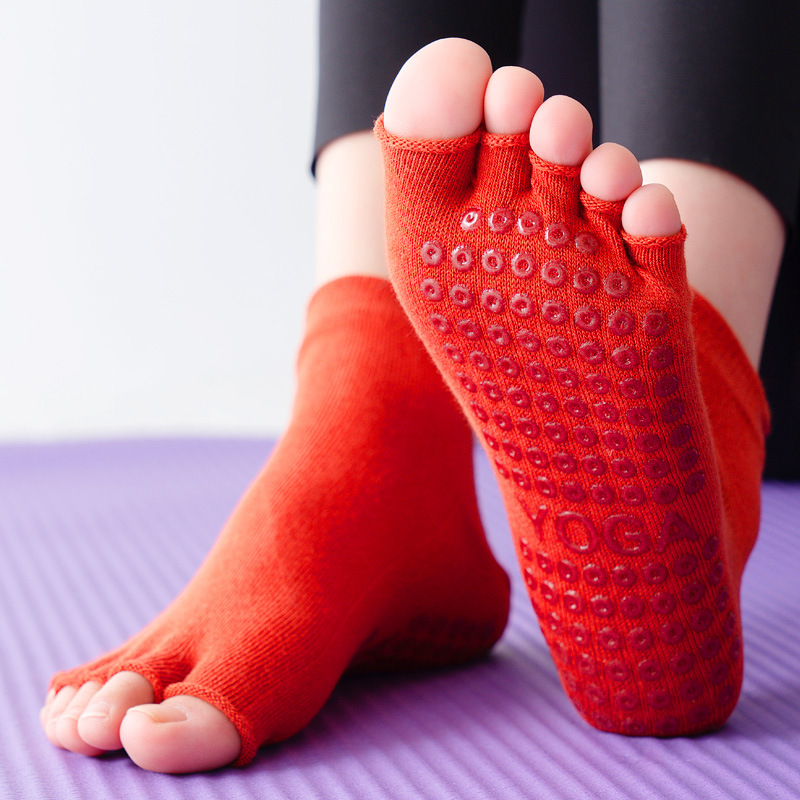 Kaus Kaki Yoga Setengah Kaki A - Yoga Fitness Gym ulasan dan harga