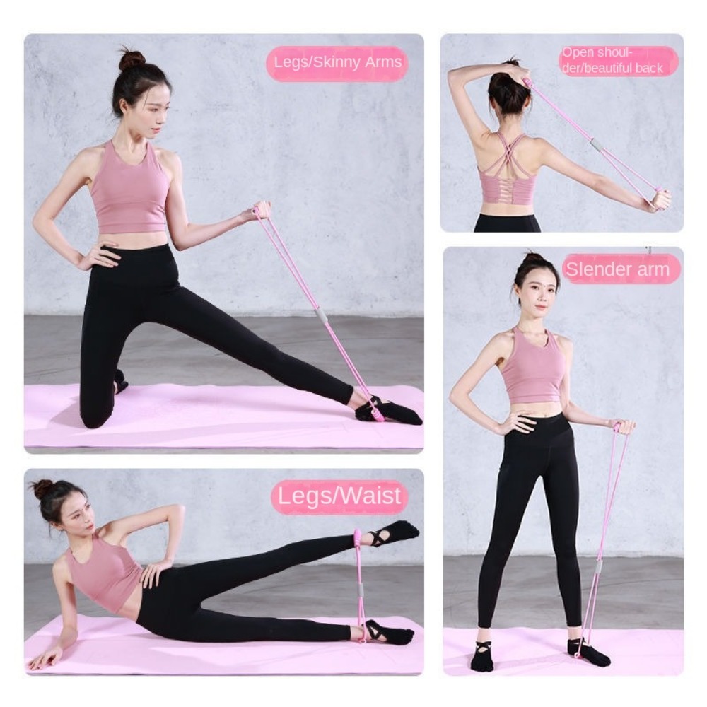 Set Resistance Band 6 Tabung T - Yoga Pedal Puller Fitness Equipment ulasan dan harga