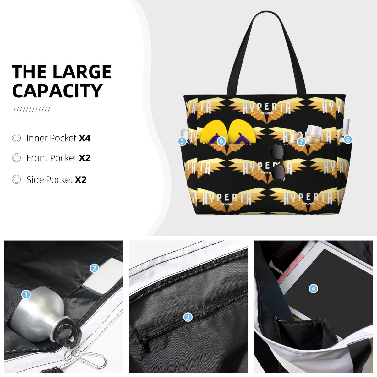 Hyperia Thorpe Park Logo Tas J - Yoga Fitness Park ulasan dan harga