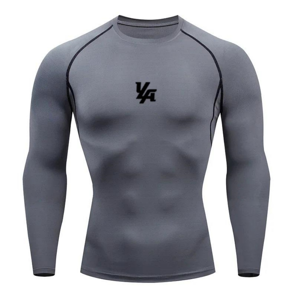Kaos Olahraga Kompresi Lengan  - Yoga & Fitness With Denise ulasan dan harga