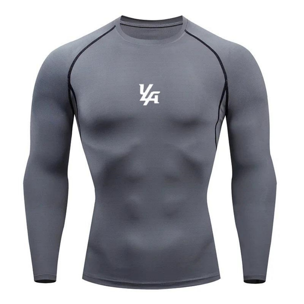 Kaos Olahraga Kompresi Lengan  - Yoga & Fitness With Denise ulasan dan harga