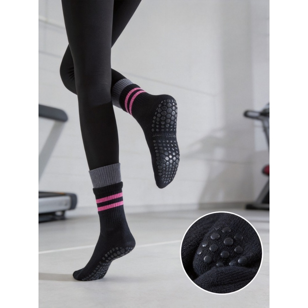 1 Buah Kaus Kaki Yoga Anti Sel - Yoga Fitness Gym ulasan dan harga