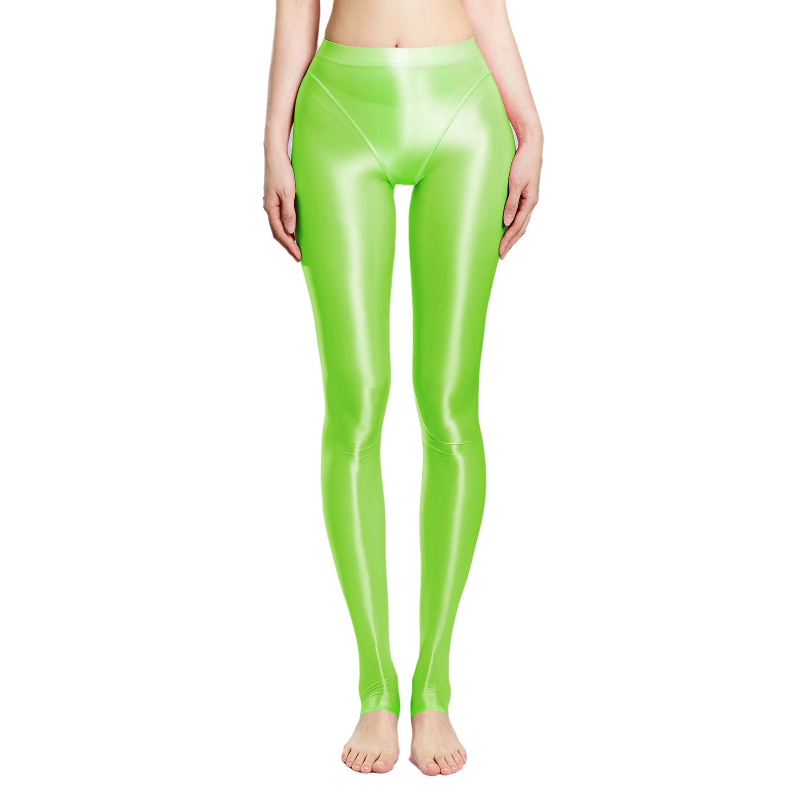 Legging Wanita Mengkilap Elast - Yoga Fitness Fit Club ulasan dan harga