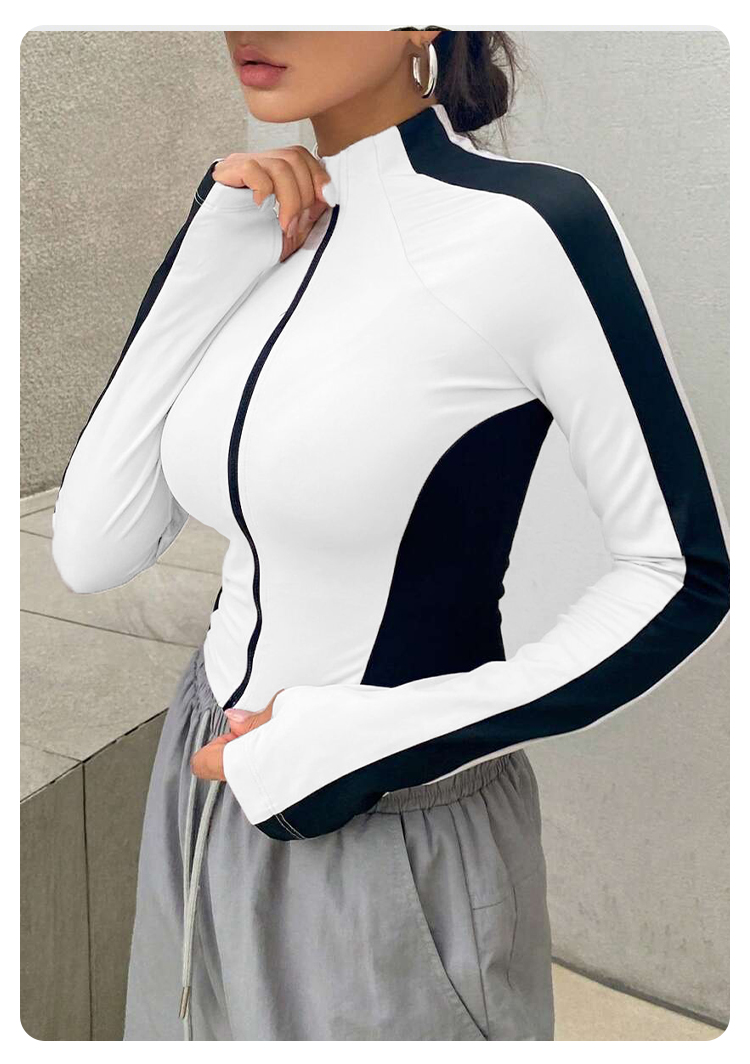 Pakaian Yoga Jaket Kerah Berdi - Yoga & Fitness With Denise ulasan dan harga