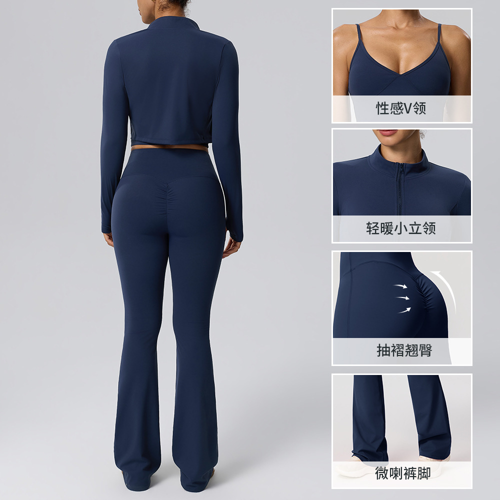 Set Pakaian Olahraga Naked Fee - Yoga Fitness Jacket ulasan dan harga