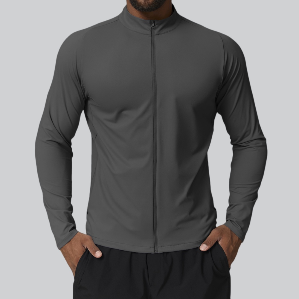 Kaus Olahraga Pria Hoodie Kaus - Yoga Fitness Jacket ulasan dan harga
