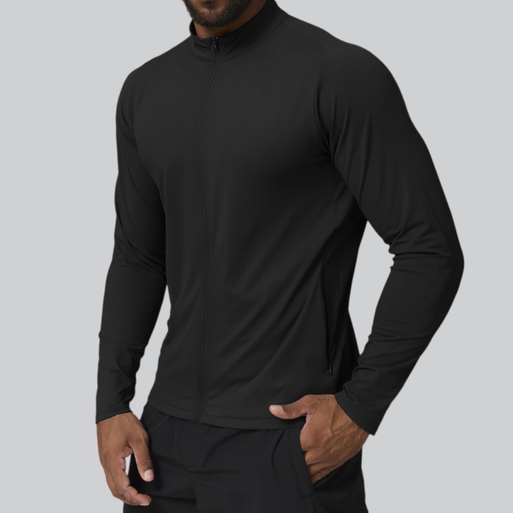Kaus Olahraga Pria Hoodie Kaus - Yoga Fitness Jacket ulasan dan harga