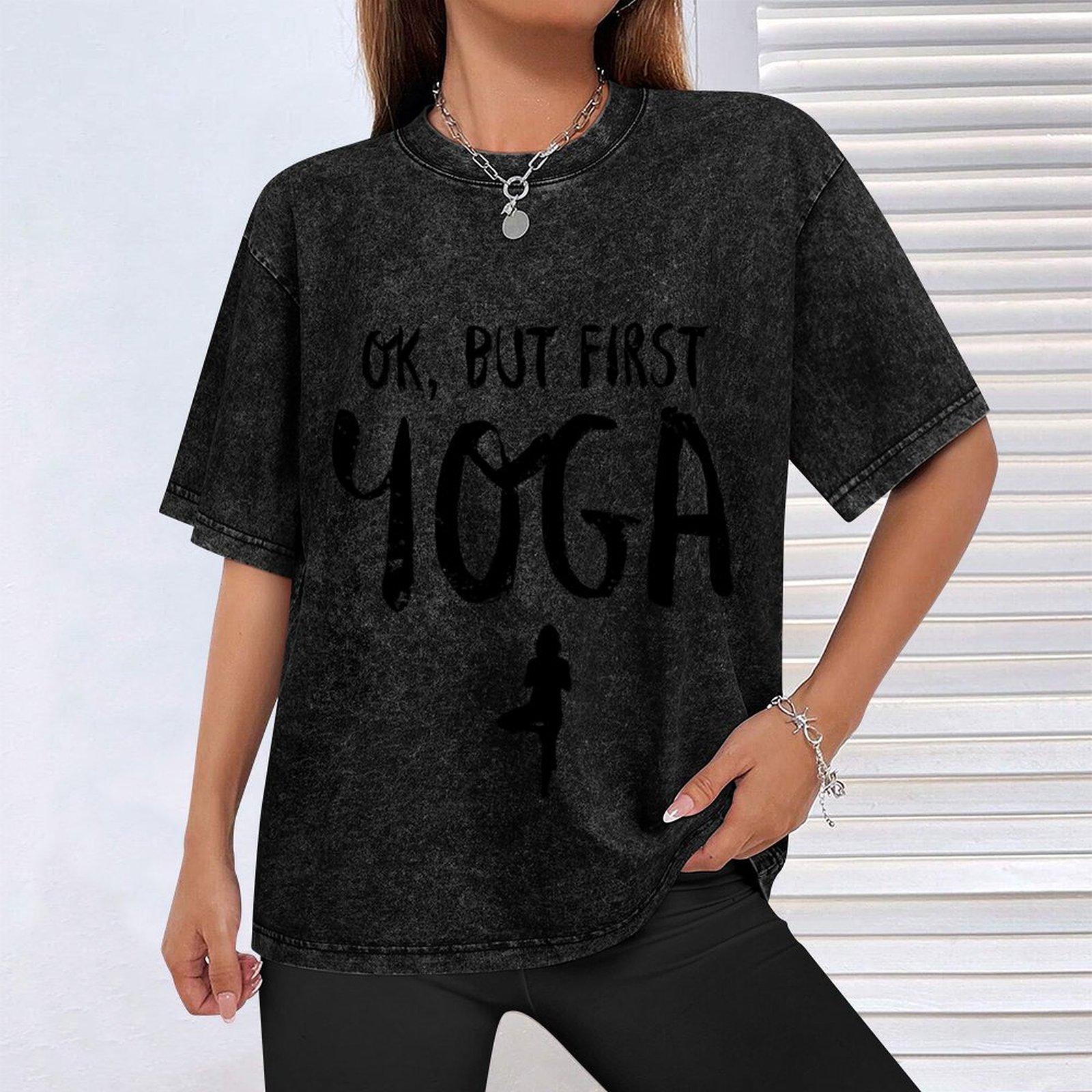 Ok But First Yoga Funny Fitnes - Yoga Fitness First ulasan dan harga