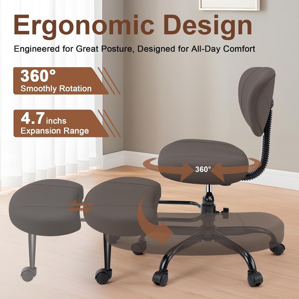Kursi Putar Ergonomis untuk Me - Yoga & Fitness With Denise ulasan dan harga