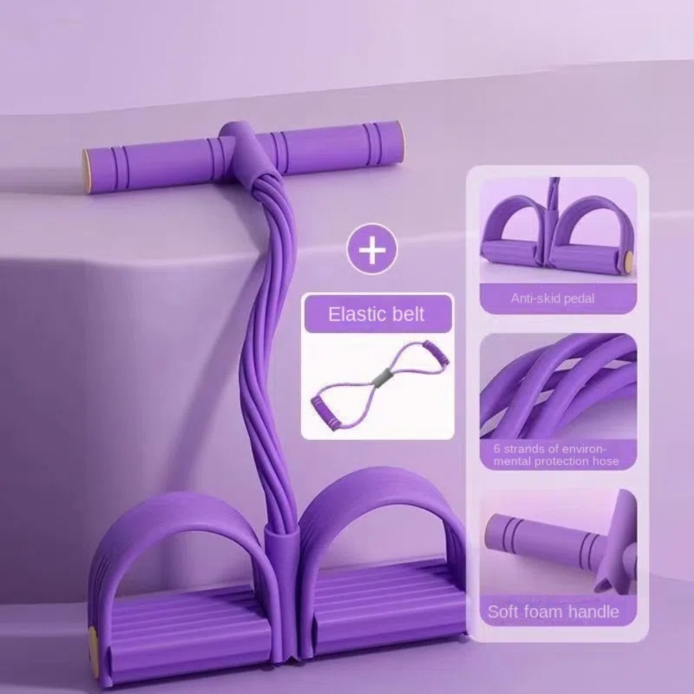 Set Resistance Band 6 Buah TPE - Yoga Pedal Puller Fitness Equipment ulasan dan harga