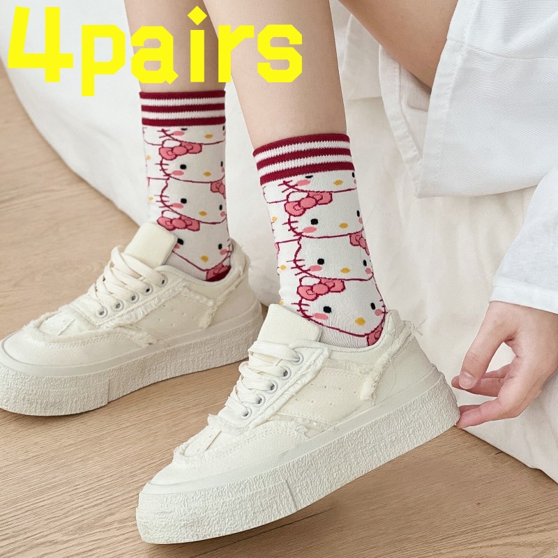 4 pasang kaus kaki anti selip  - Yoga Fitness First ulasan dan harga