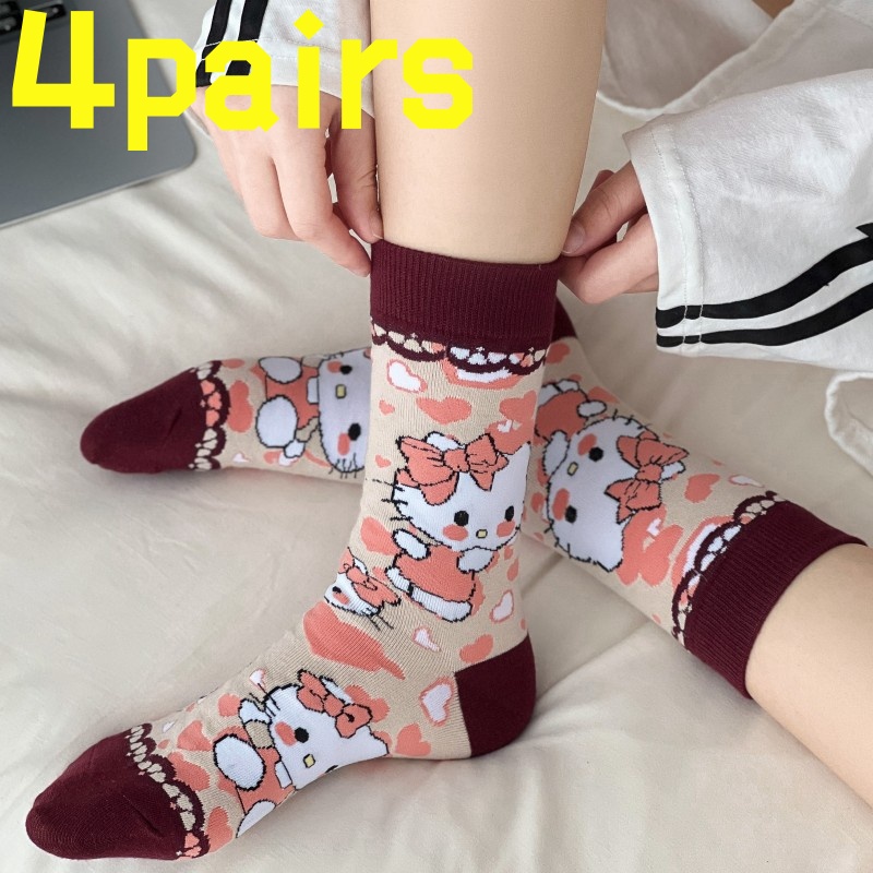 4 pasang kaus kaki anti selip  - Yoga Fitness First ulasan dan harga