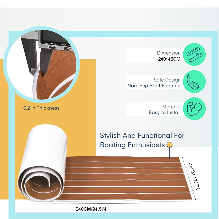Lembar Dek Lantai Perahu Busa  - Foam Roller ulasan dan harga