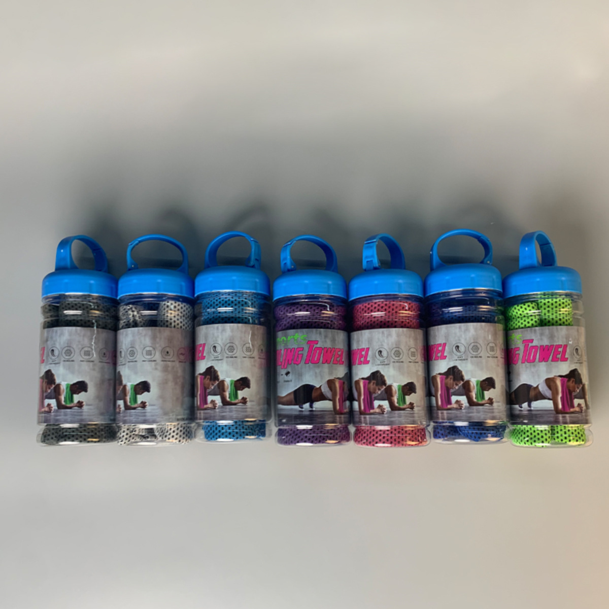 Handuk Pendingin dengan Botol  - Yoga Fitness Gym ulasan dan harga