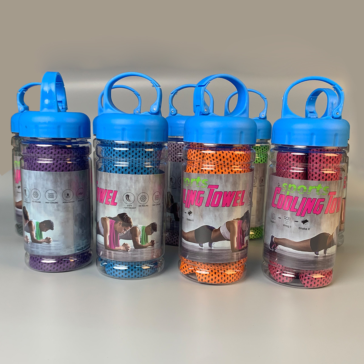 Handuk Pendingin dengan Botol  - Yoga Fitness Gym ulasan dan harga