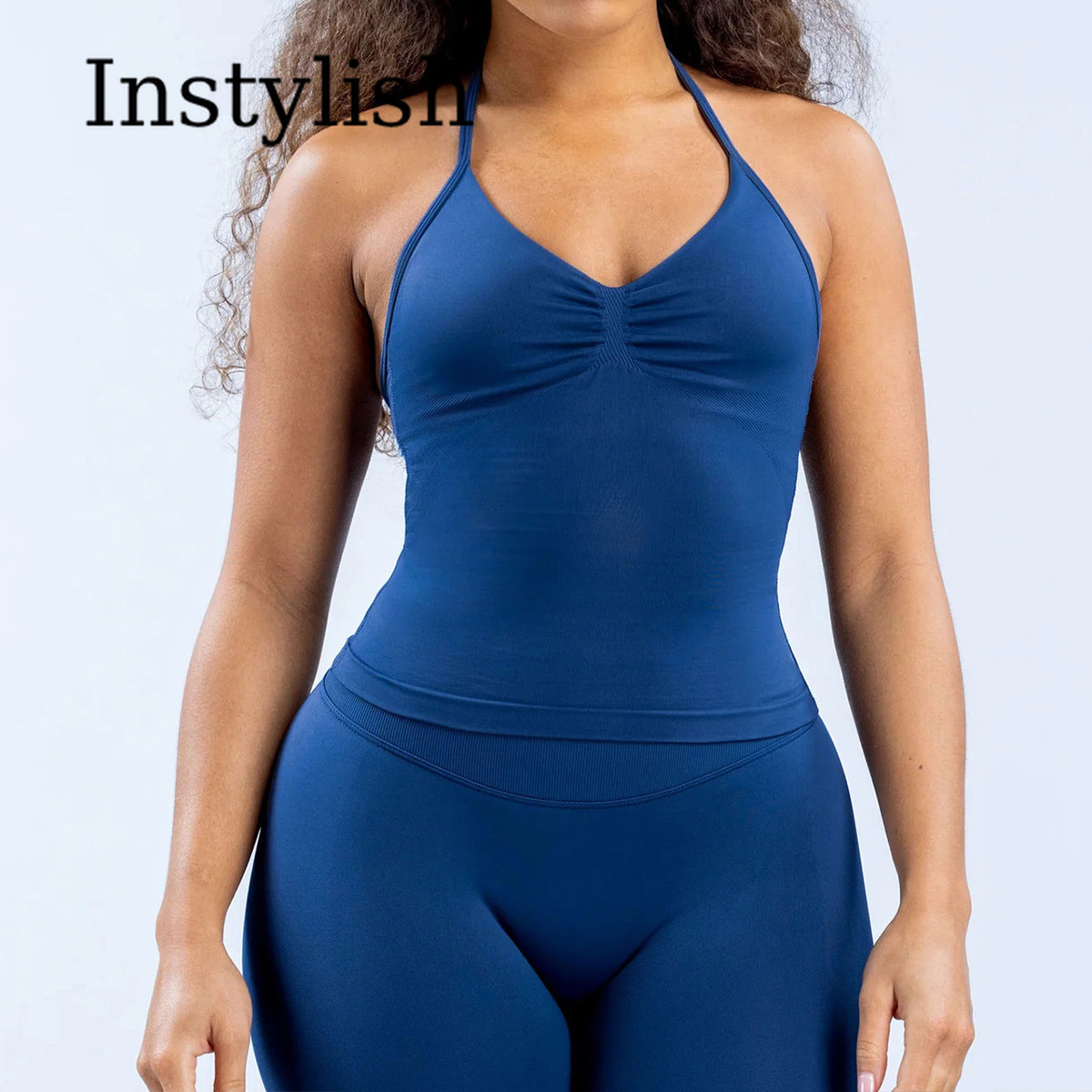 Set Yoga Wanita 2 Potong Tanpa - Yoga Fitness Gym ulasan dan harga