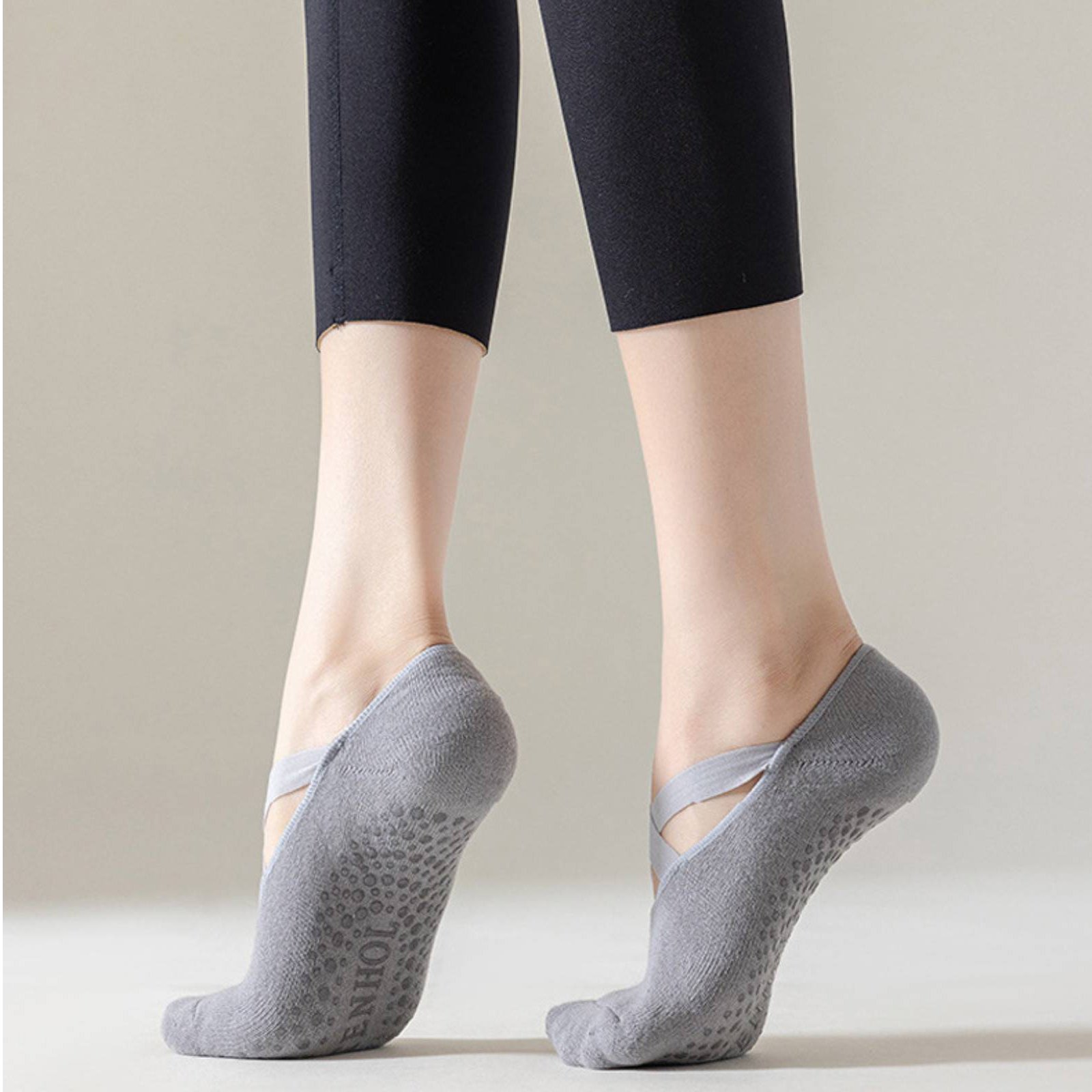 Kaus Kaki Kebugaran Anti Selip - Yoga Fitness Gym ulasan dan harga