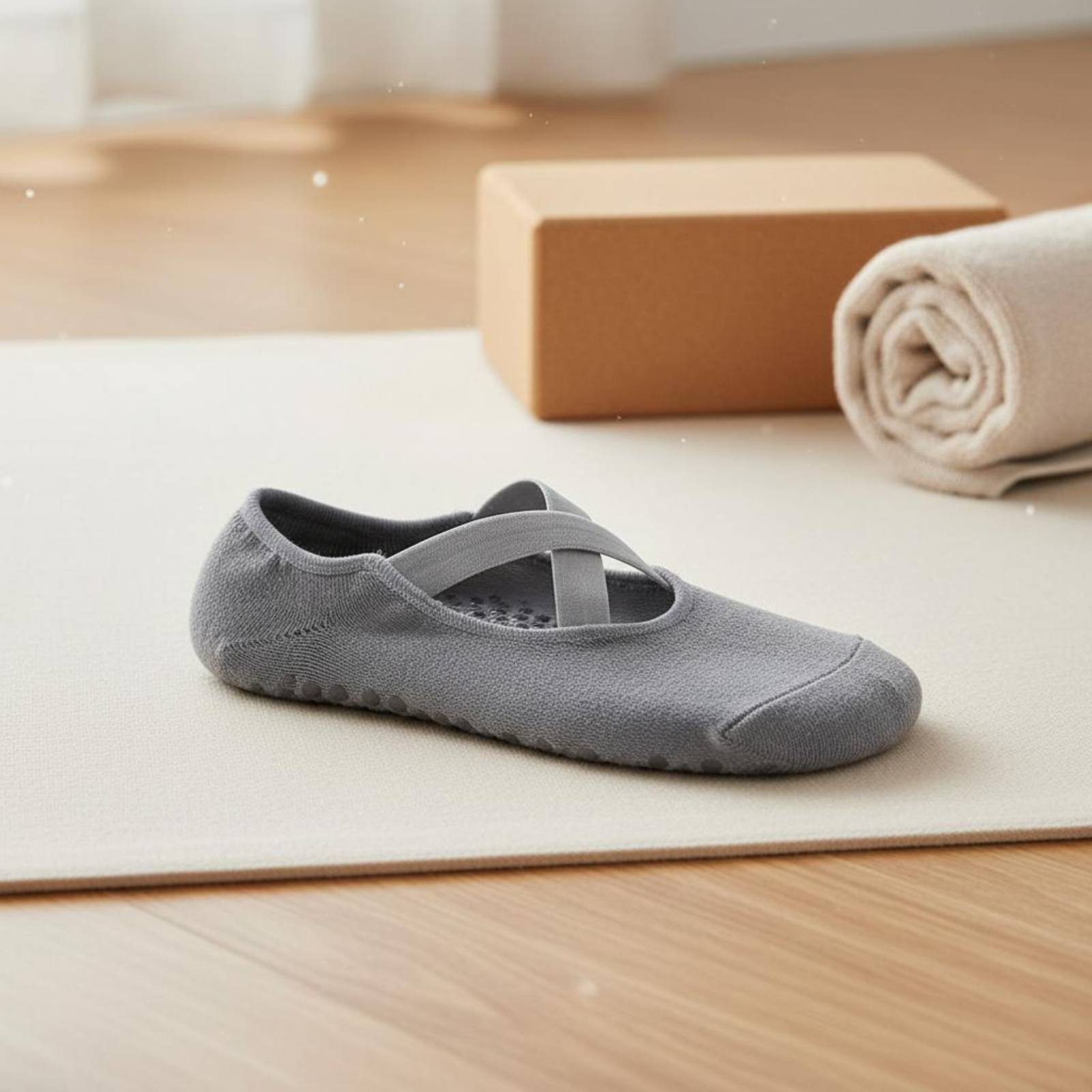 Kaus Kaki Kebugaran Anti Selip - Yoga Fitness Gym ulasan dan harga