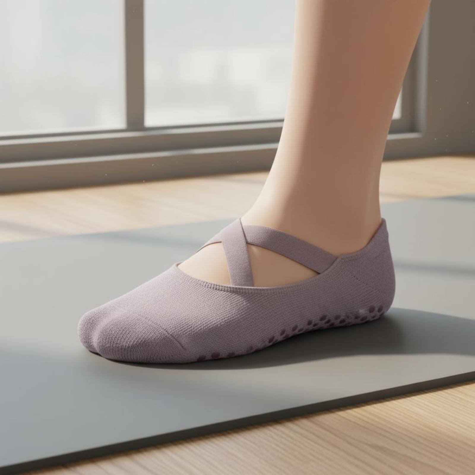Kaus Kaki Kebugaran Anti Selip - Yoga Fitness Gym ulasan dan harga