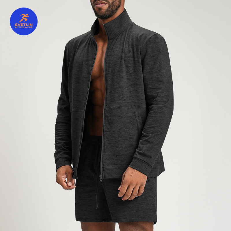 SVETLIN Pakaian Olahraga Pria  - Yoga Fitness Jacket ulasan dan harga