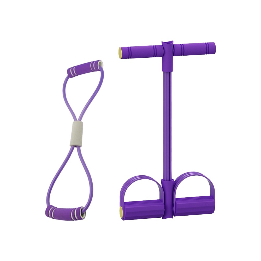 Set Resistance Band 6-Tube TPE - Yoga Pedal Puller Fitness Equipment ulasan dan harga